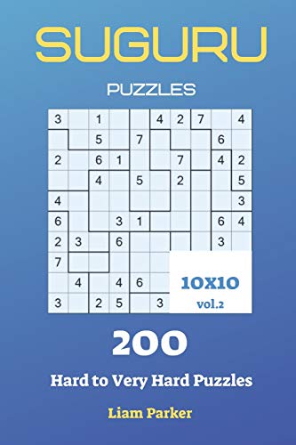Suguru Puzzles - 200 Hard To Very Hard Puzzles 10X10 Vol.2