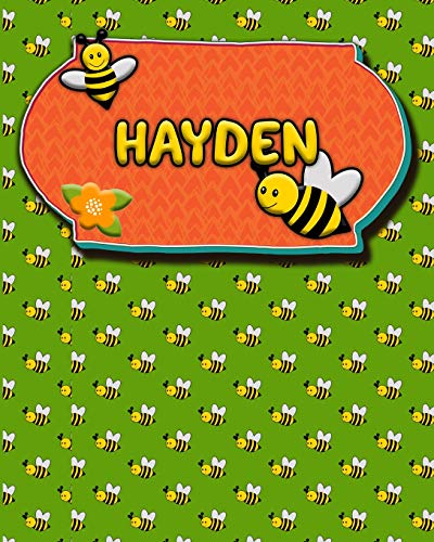 Handwriting Practice 120 Page Honey Bee Book Hayden: Primary Grades Handwriting Book K-2