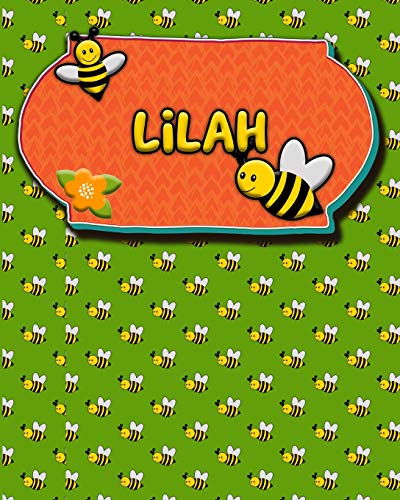 Handwriting Practice 120 Page Honey Bee Book Lilah: Primary Grades Handwriting Book K-2
