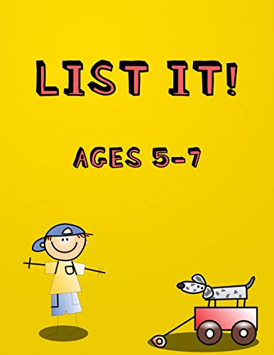 List It! Ages 5-7: Fun Listing Activity Book For Young Children Aged 5-7 | Literacy And Cognitive Development