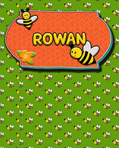Handwriting Practice 120 Page Honey Bee Book Rowan: Primary Grades Handwriting Book K-2