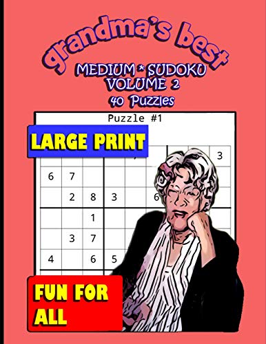 Grandma'S Best Medium Sudoku: Volume 2