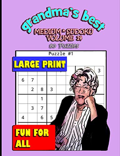 Grandma's Best Medium Sudoku: Volume 14