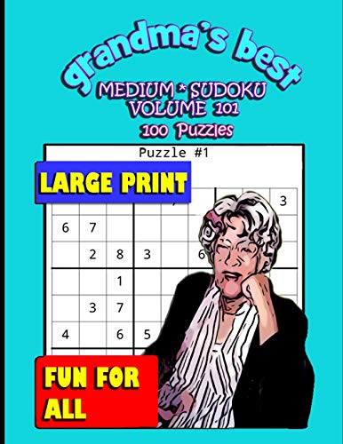 Grandma's Best Medium Sudoku: Volume 101