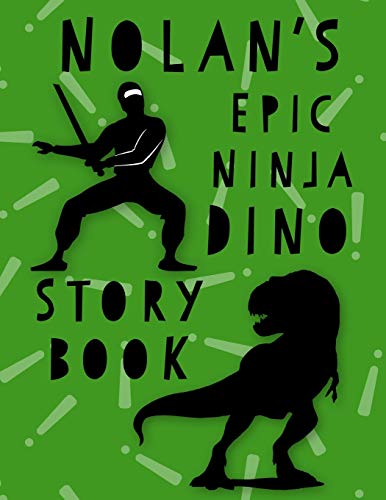 Epic Ninja Dino Story Book: A Large Notebook For Awesome Kids To Draw And Tell Their Stories