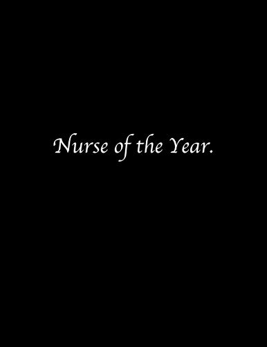 Nurse Of The Year: Line Notebook Handwriting Practice Paper Workbook