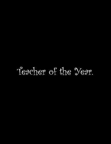 Teacher Of The Year: Line Notebook Handwriting Practice Paper Workbook