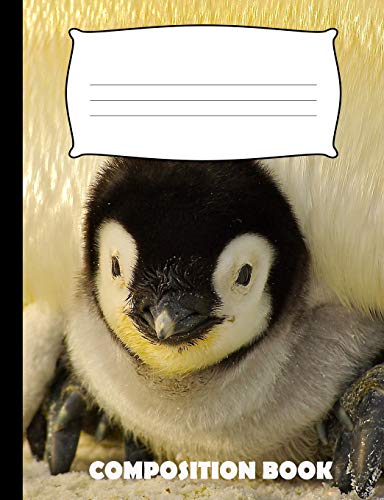 Composition Book: Penguin Composition Notebook Wide Ruled