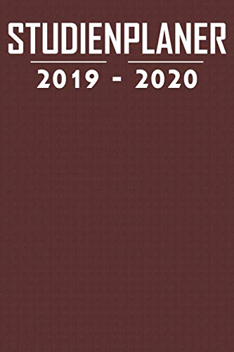 Studienplaner 2019 - 2020: Terminplaner, Kalender, Notizbuch F?r Studenten ? Von September 2019 Bis Oktober 2020 ? Studentenkalender, Semesterplaner, ... ? 6X9 Format ? Motiv: Red (German Edition)