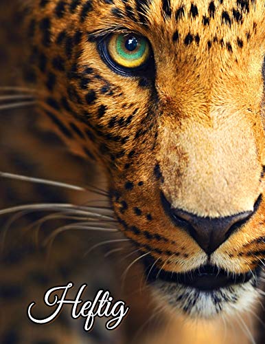 Heftig: Sch?Nes Leoparden-Buch, Das Als Tagebuch Oder Notizbuch Verwendet Werden Kann (German Edition)