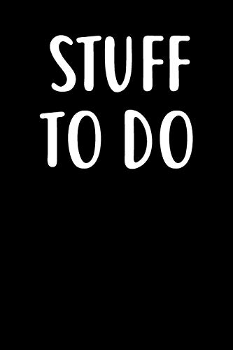 Stuff To Do: Graph Paper Notebook, 6X9 Inch, 120 Pages
