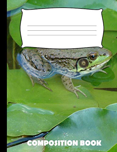 Composition Book: Bullfrog Composition Notebook Wide Ruled