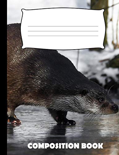 Composition Book: Otter Composition Notebook Wide Ruled
