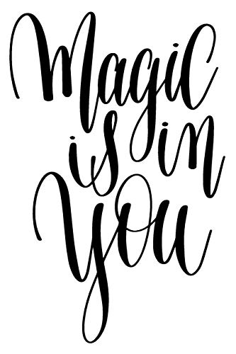 Magic Is In You: 6X9 College Ruled Line Paper 150 Pages