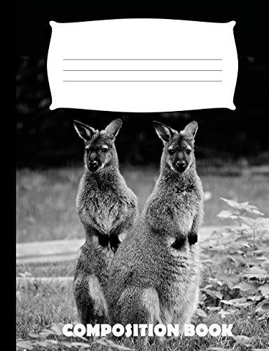 Composition Book: Wallaby Composition Notebook Wide Ruled