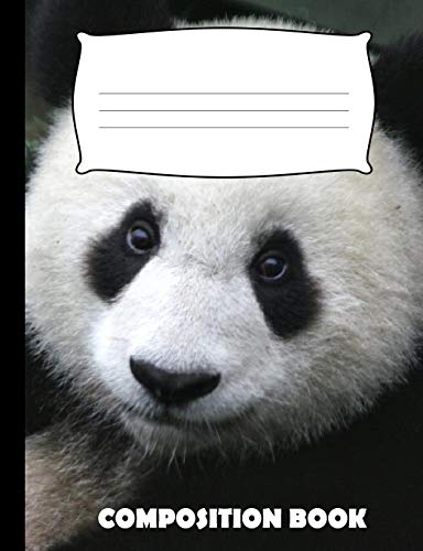 Composition Book: Panda Composition Notebook Wide Ruled