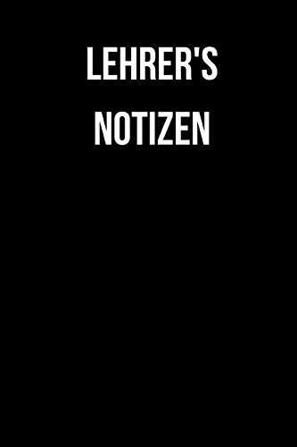 Lehrer's Notizen: A5 (German Edition)