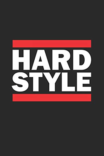 Hardstyle: Notebook 6X9 I Diary I 120 Pages I Cream Coloured I Checked I Squared Grid I Notepad For Techno Fans