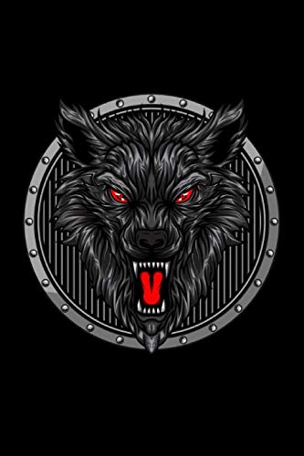 Angry Wolf: Graph Paper Notebook, 6X9 Inch, 120 Pages