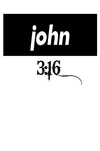 John 3:16: 6X9 College Ruled Line Paper 150 Pages - 9781073185733