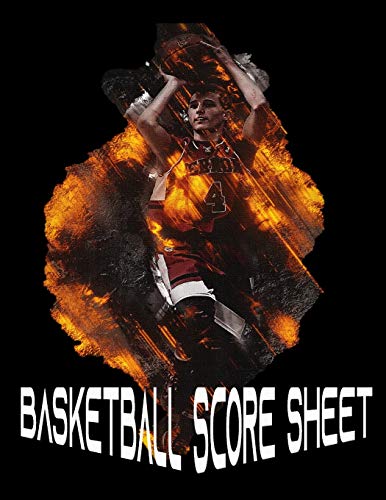 Basketball Score Sheet: Running Score For The Home And Visiting Teams