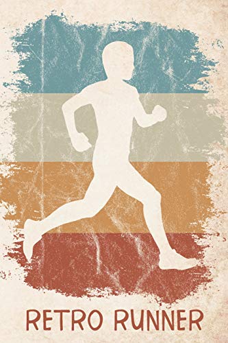 Retro Runner: Fancy Vintage 365 Days Runners Logbook To Track Your Day-By-Day Training Progresses