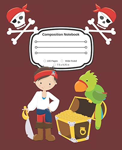 Yes, I Am A Pirate: Composition Notebook Wide Ruled