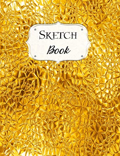 Sketch Book: Gold | Sketchbook | Scetchpad For Drawing Or Doodling | Notebook Pad For Creative Artists | #7