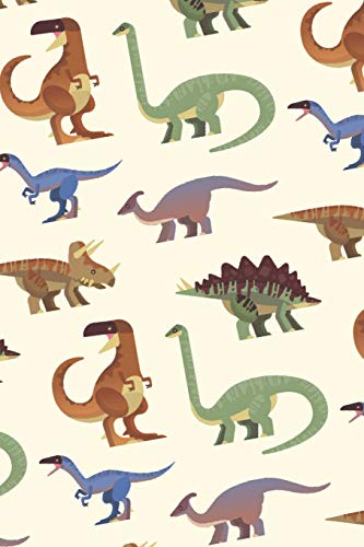 Dinosaurs: Graph Paper Notebook, 6X9 Inch, 120 Pages - 9781073405398