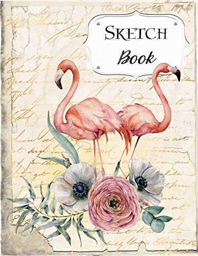 Sketch Book: Flamingo | Sketchbook | Scetchpad For Drawing Or Doodling | Notebook Pad For Creative Artists | #4