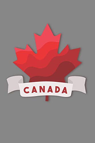 Canada: Graph Paper Notebook, 6X9 Inch, 120 Pages