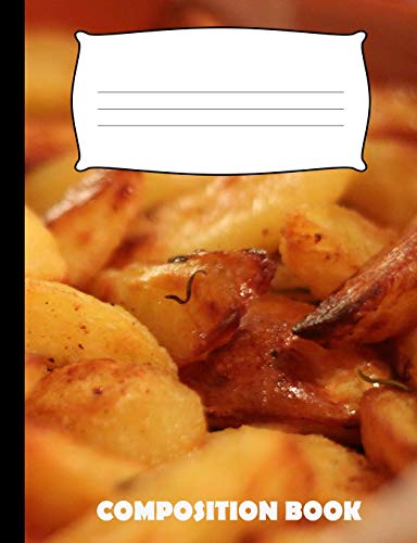 Composition Book: Baked Potato Composition Notebook Wide Ruled