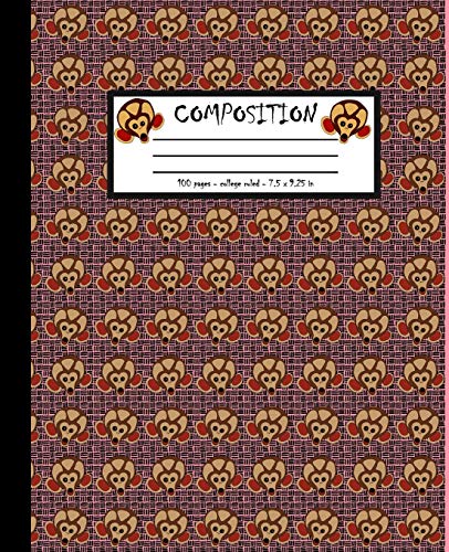 Composition: 100 Pages College Ruled 7.5 X 9.25 In - 9781073582037