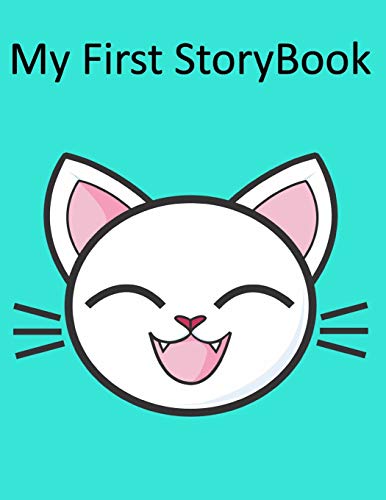 My First Story Book: Teal Cute Kitty