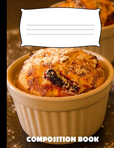 Composition Book: Pudding Composition Notebook Wide Ruled