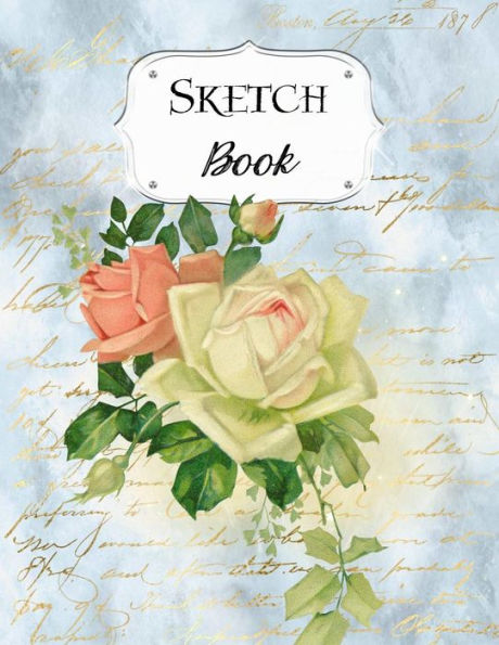 Sketch Book: Flower | Sketchbook | Scetchpad For Drawing Or Doodling | Notebook Pad For Creative Artists | #9 Light Blue