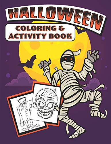 Halloween Coloring & Activity Book - 9781074029364