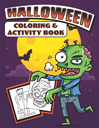 Halloween Coloring & Activity Book - 9781074029388