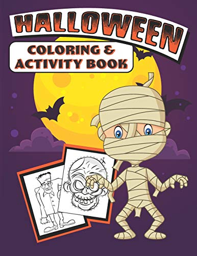 Halloween Coloring & Activity Book - 9781074029395
