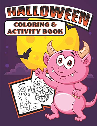 Halloween Coloring & Activity Book - 9781074029425