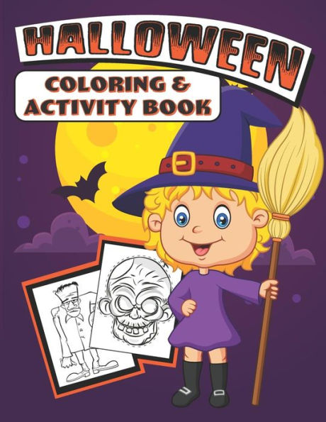 Halloween Coloring & Activity Book - 9781074029432