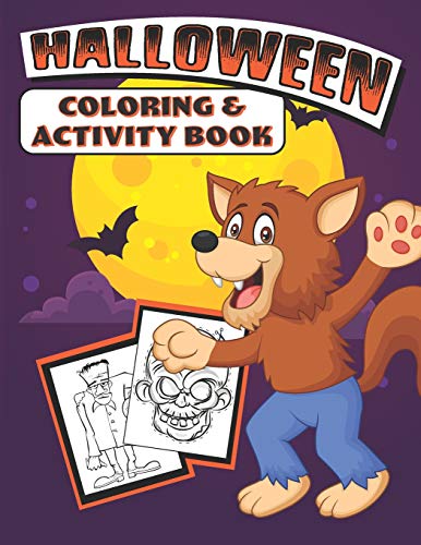 Halloween Coloring & Activity Book - 9781074029449
