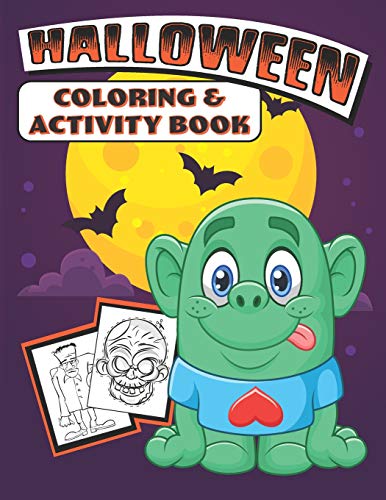 Halloween Coloring & Activity Book - 9781074029456
