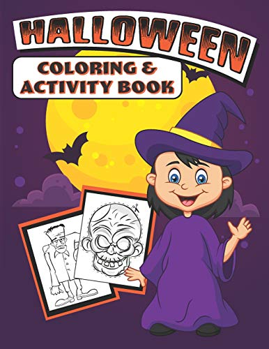 Halloween Coloring & Activity Book - 9781074029494