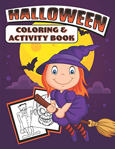 Halloween Coloring & Activity Book - 9781074029562