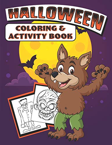Halloween Coloring & Activity Book - 9781074029661