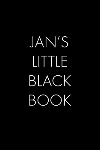 Jan's Little Black Book: The Perfect Dating Companion For A Handsome Man Named Jan. A Secret Place For Names, Phone Numbers, And Addresses.