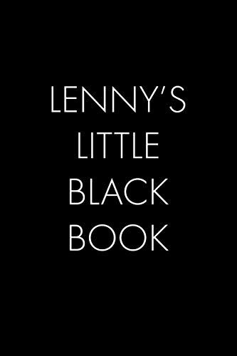Lenny's Little Black Book: The Perfect Dating Companion For A Handsome Man Named Lenny. A Secret Place For Names, Phone Numbers, And Addresses.