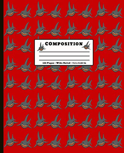 Composition: 100 Pages Wide Ruled 7.5 X 9.25 Inch - 9781074838423