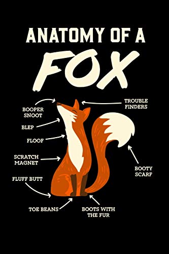 Anatomy Of A Fox: 120 Pages I 6X9 I Karo I Funny Cosplay, Wolf & Fursuister Gifts